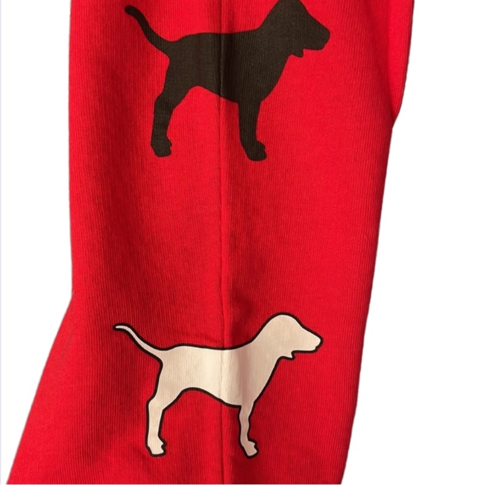 NWOT rare HTF PINK Victoria’s Secret red dog print joggers sweatpants size xs - Picture 6 of 13
